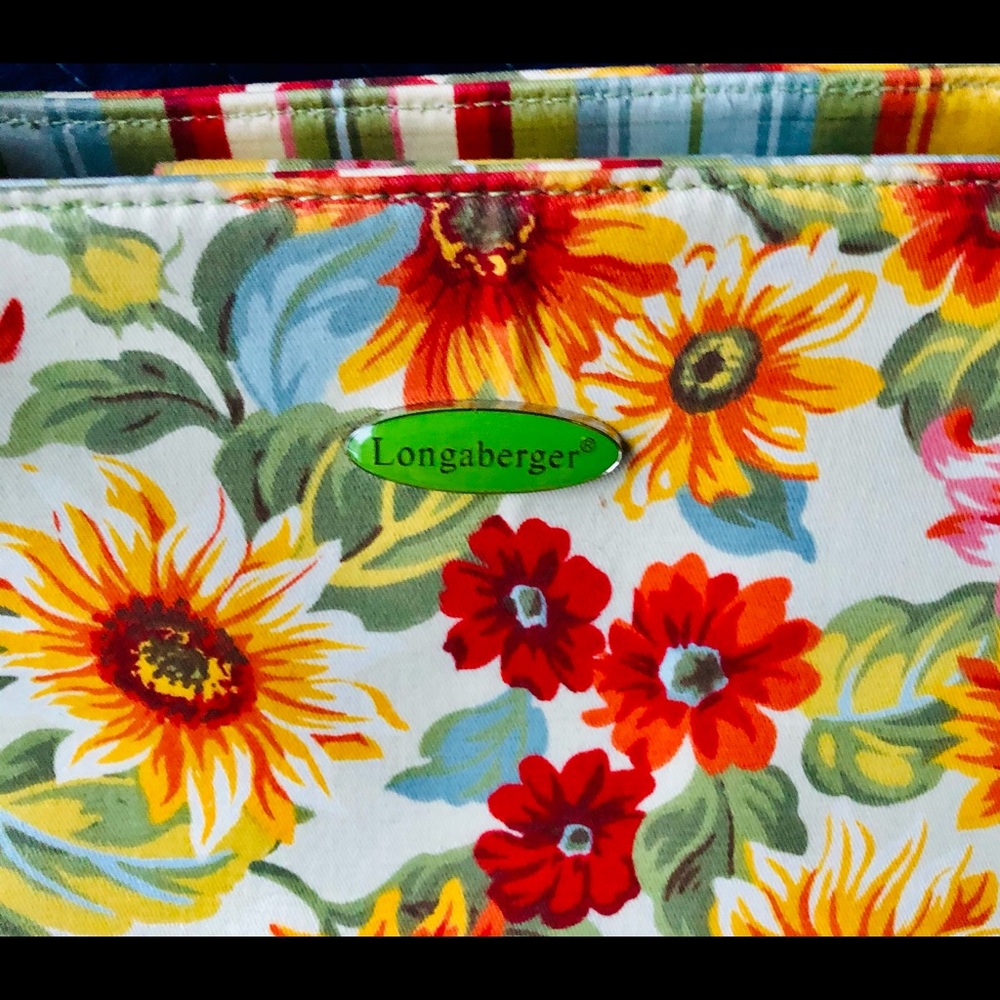 Like new Longaberger vinyl purse